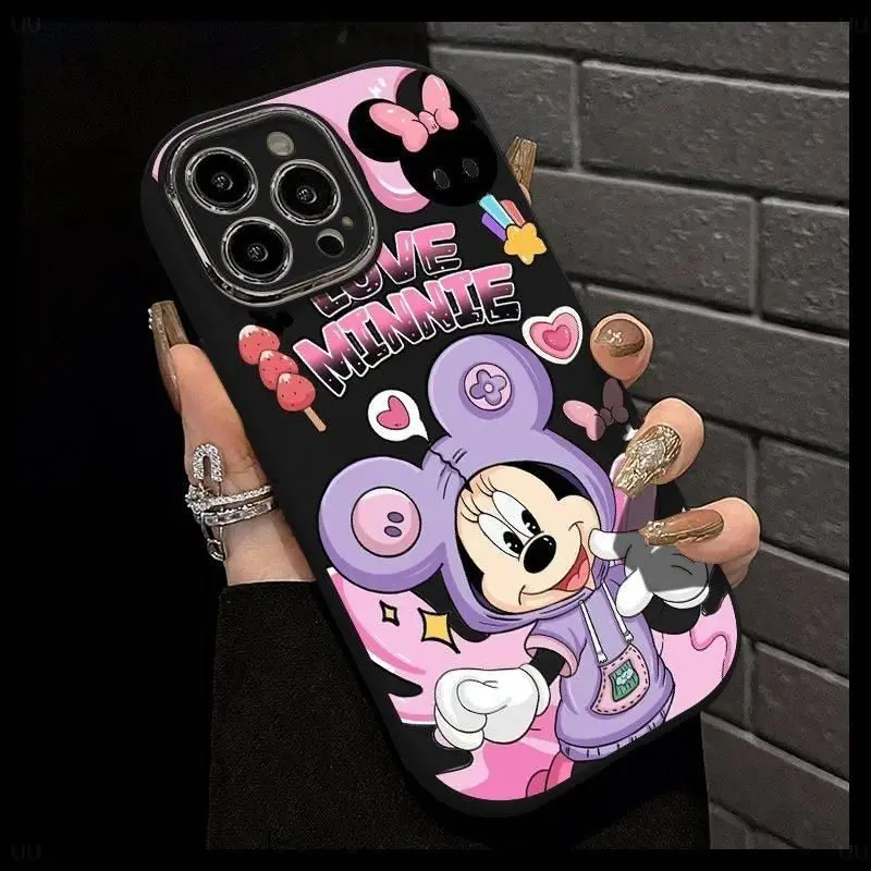 

For IPhone 17 Air 17 Pro Max 16 Pro Cartoon Minnie Phone Shockproof Case IPhone 15 Plus 14 13 Pro Apple 12 Cute Protective Cover