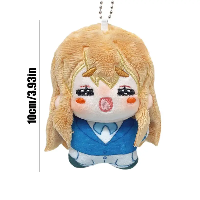 K-ON peluche 3.94 pouces jouets Anime périphérique en peluche Kawaii beurre chiffres coton en peluche beurre jouets d'anniversaire