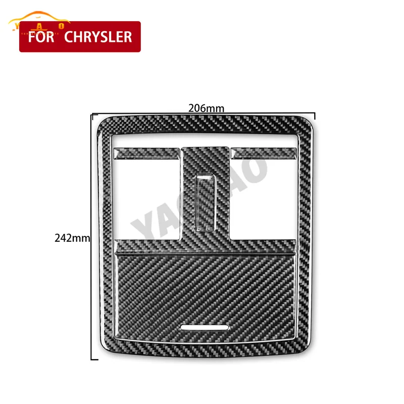 ألياف الكربون صندوق تخزين علوي القراءة ضوء الكسوة ملصق لكرايسلر 300 300C 2005 2006 2007 اكسسوارات السيارات الداخلية