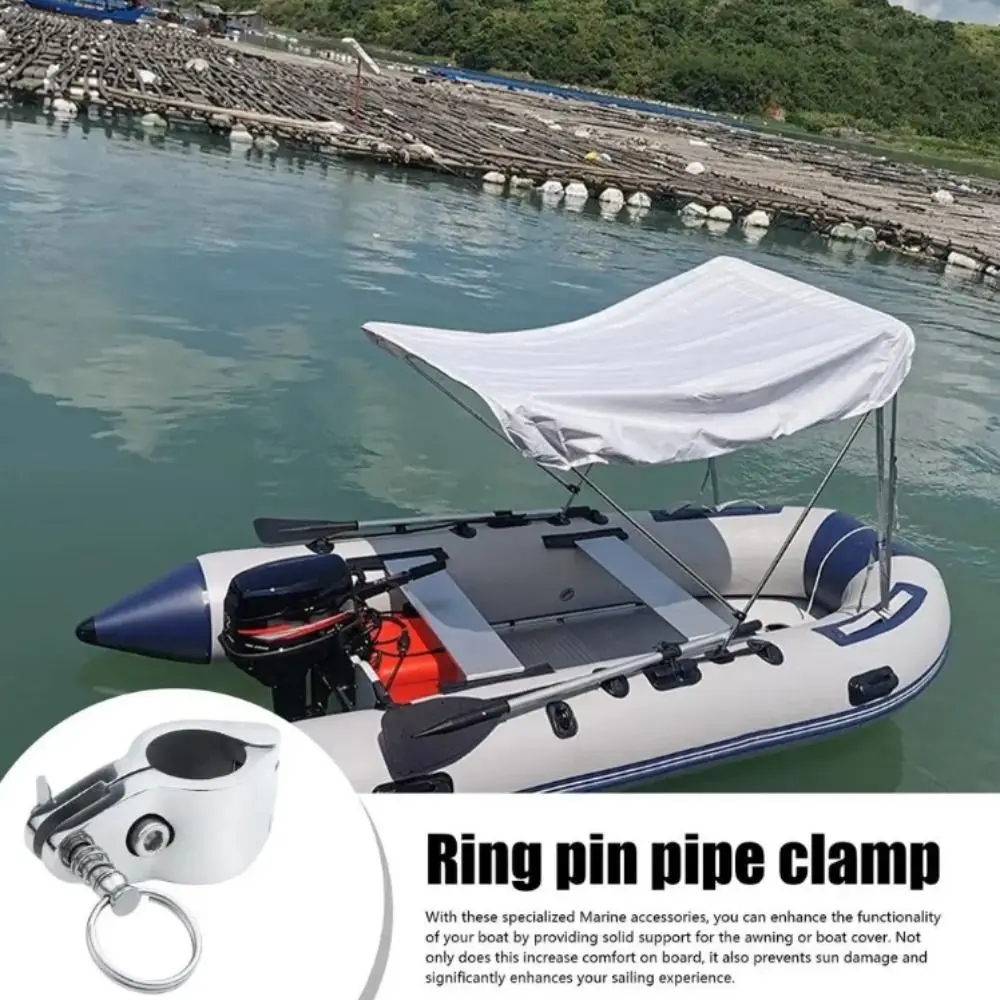 

Stainless Steel 316 Boat Top Hinged Jaw Slide Clamp Heavy Duty Deck Side Mount Marine Hardware Hinge Rail Mount Pipe Clamp