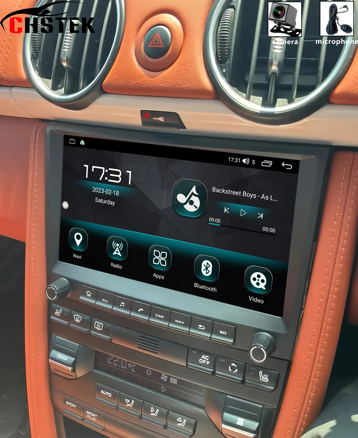 

Car Radio Multimedia Carplay For Porsche 911 997 Boxster Cayman 987 CHSTEK Android Vedio Screen WIFI Wireless Bluetooth Stereo