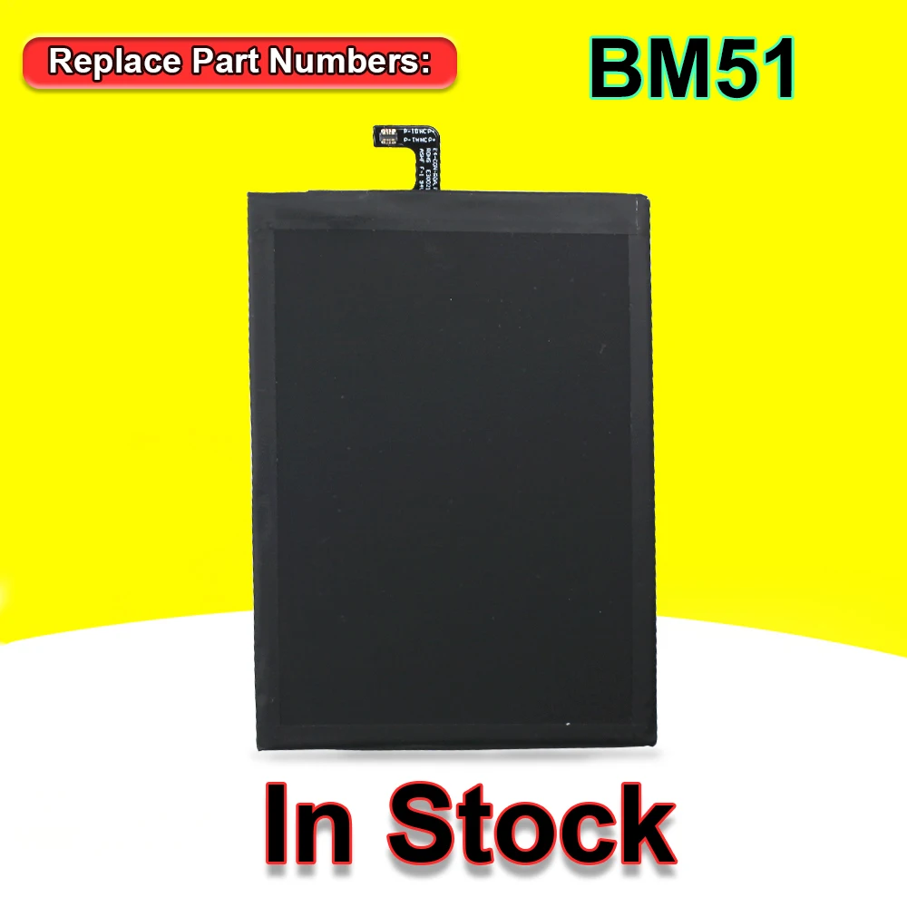 100% NEW 5400mAh High Quality Battery BM51 For Xiaomi Mi Max3 Max 3 In Stock Fast Delivery With Tracking Number Free Tools