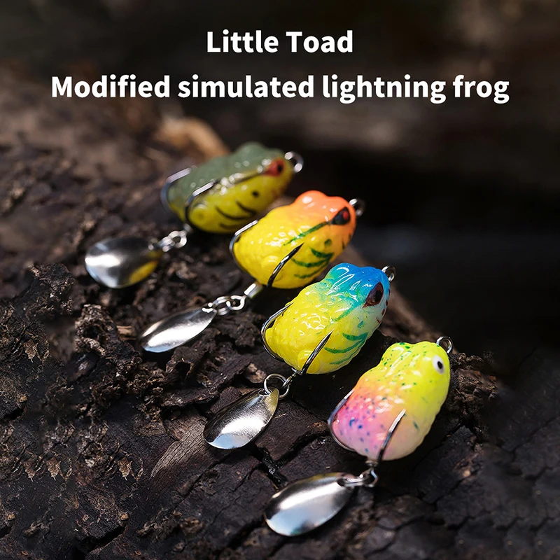 2.5cm 3g Realistic Mini Frog Lure for Black Bass Fishing Enhance Your Fishing Experience with Frog Lure Versatile Soft Lure