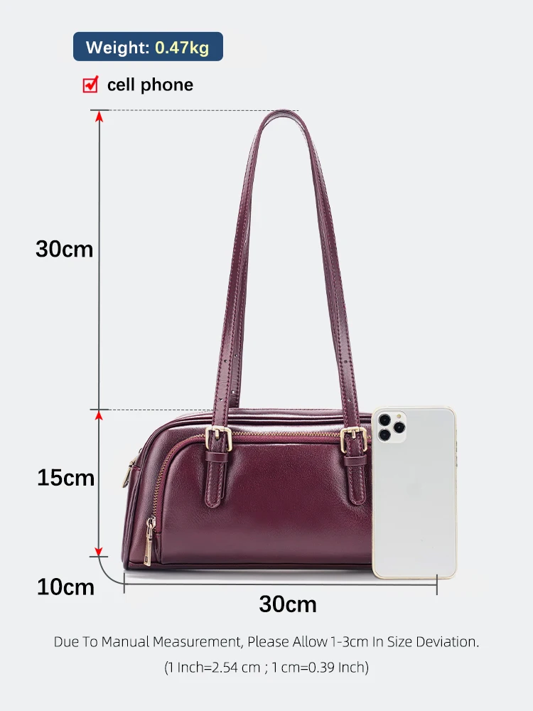 Luksusowa beżowa torebka damska Zency w stylu francuskim, torebka pod pachę z prawdziwej skóry, prezent na Boże Narodzenie, torba na ramię dla żony, siostry.