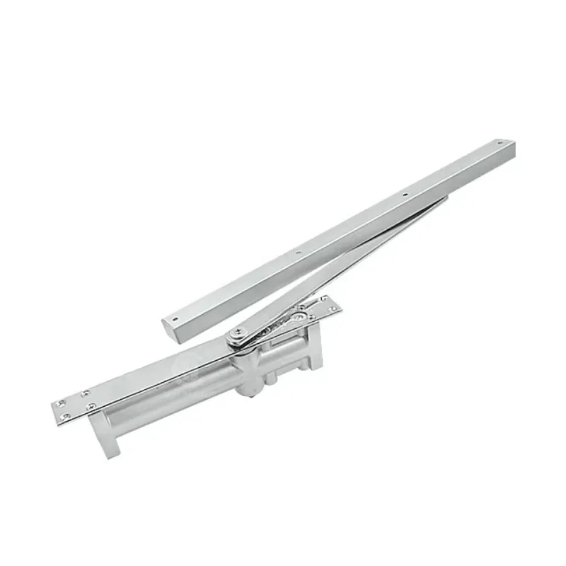 High quality concealed aluminum alloy casting 180 degree opening automatic soft closing with sliding arm concealed door closer