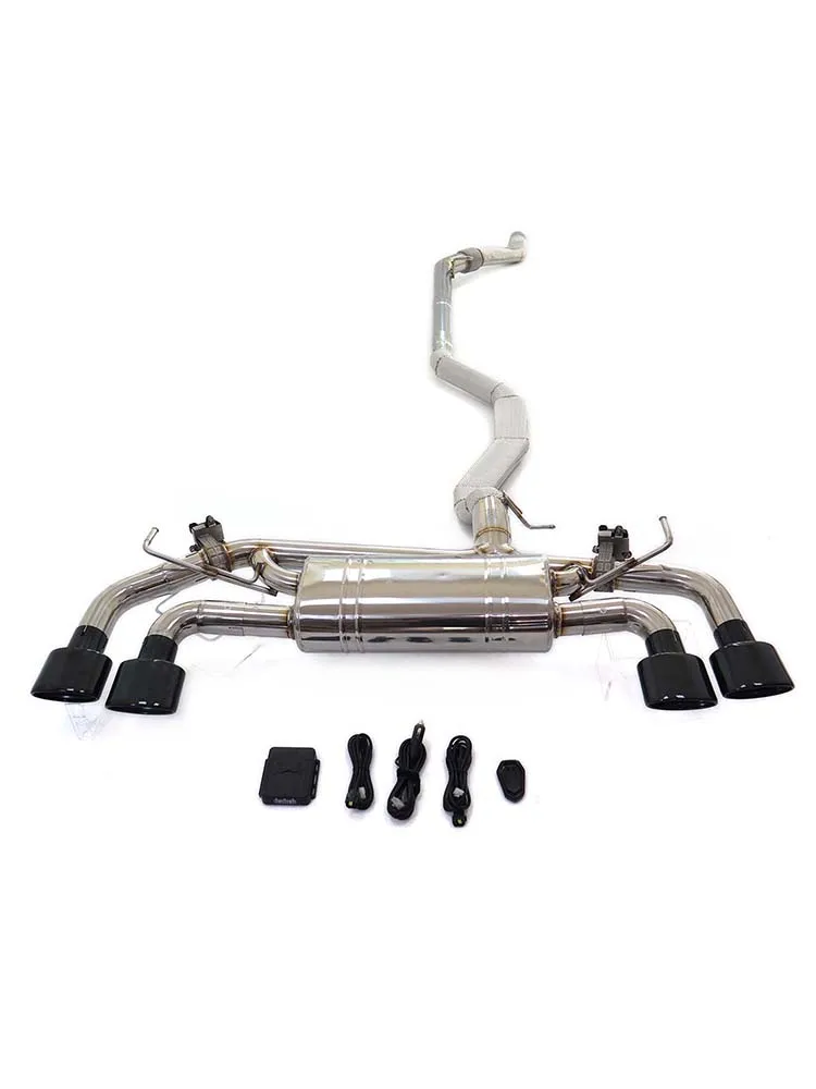 HMD Stainless Steel Exhaust System Performance Catback For Range Rover Sport 3.0T 2024+ Muffler With Valve pipe heat shield