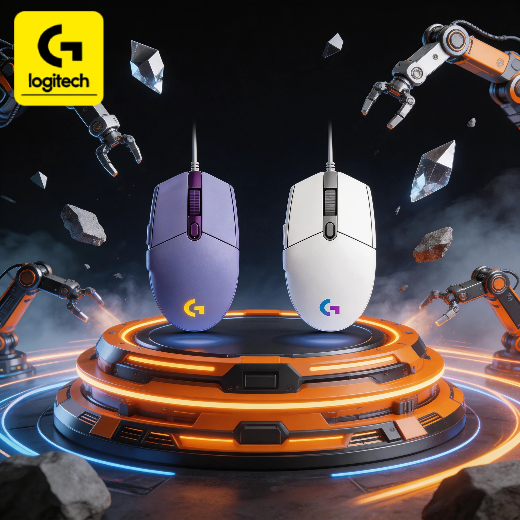 

Colorful backlit G203/G102 wired mouse, featuring professional gaming sensor, supporting multi-device connection