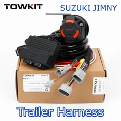 For Suzuki Jimny trailer wiring harness Eur 13/7 pin trailer RV tail light signal USA 7 pin Australia 12 pin Trailer controller