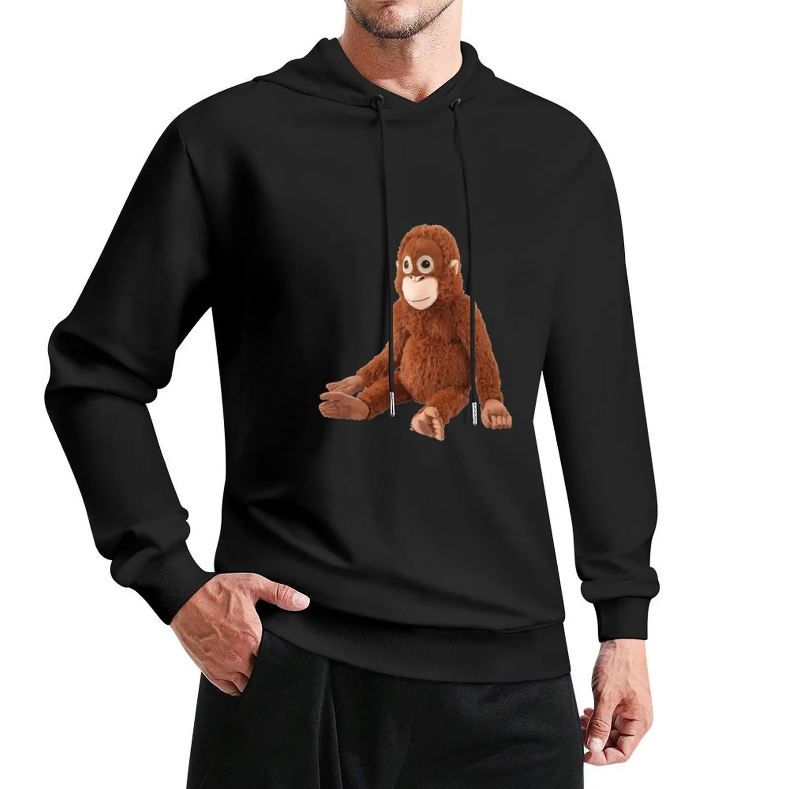 Djungelskog Orangutan, what a nice young man Pullover Hoodie men's autumn clothes mens clothing male clothes anime hoodie