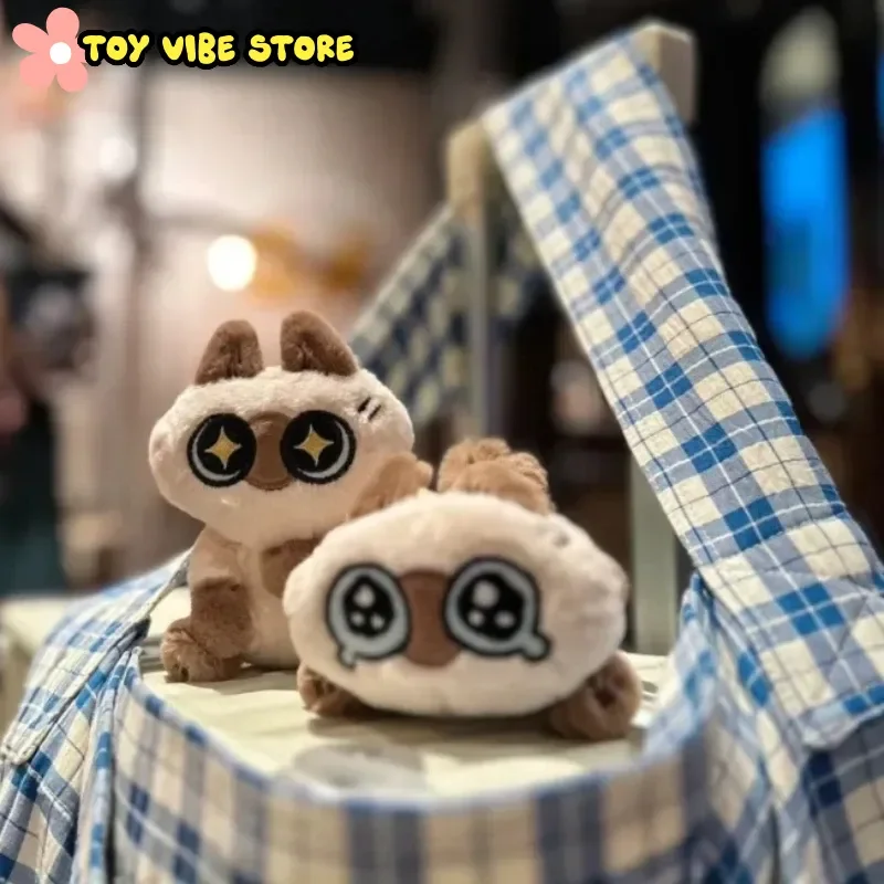 

Новый оригинальный плюшевый брелок для ключей Azukisan Company, кулон с рисунком сиамского кота, аниме, периферийные устройства, декор для рюкзака, игрушки, подарок на день рождения