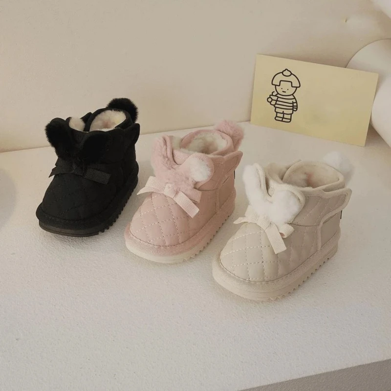 

Модные детские прогулочные зимние ботинки Botas, осень 2022, новый стиль, детские ботильоны на толстой подошве, удобные нескользящие повседневные ботинки для девочек