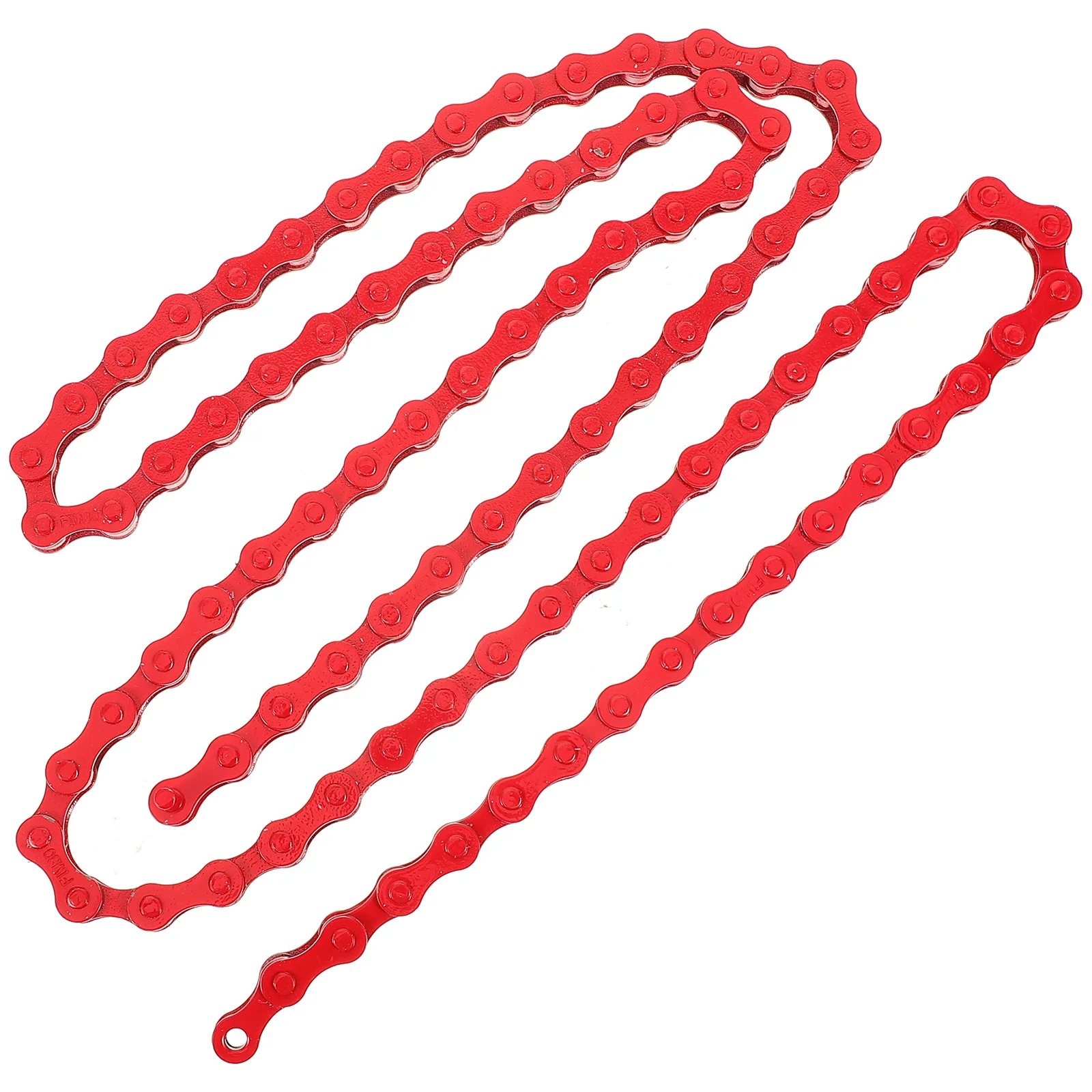 

Bicycle Chain 94 Links Red Easy Install Disassemble Clean Steel Material Compact Mountain Bike Accessory Replacement Cycling