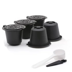 20 Reusable Nespresso Capsules Refillable Coffee Capsule Filter With Nespresso Coffee Machines With Coffee Spoon Brush