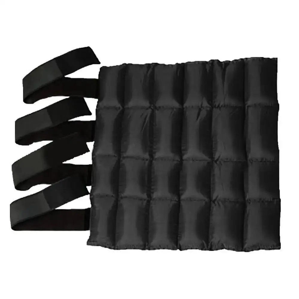 Protective Black Ice Boot for Horses Leg Reusable Cooling Pad Cooling Boot Bag Adjustable Leg Guard Horse Ice Cold Pack Hooves