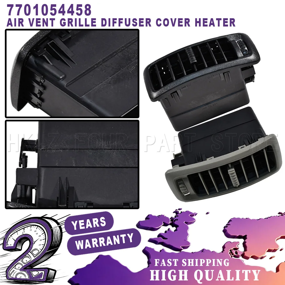Easy Installation Car Accessories ABS New For Opel/Vauxhall Vivaro Renault Trafic MK2 Air Vent Grille Diffuser Cover Heater