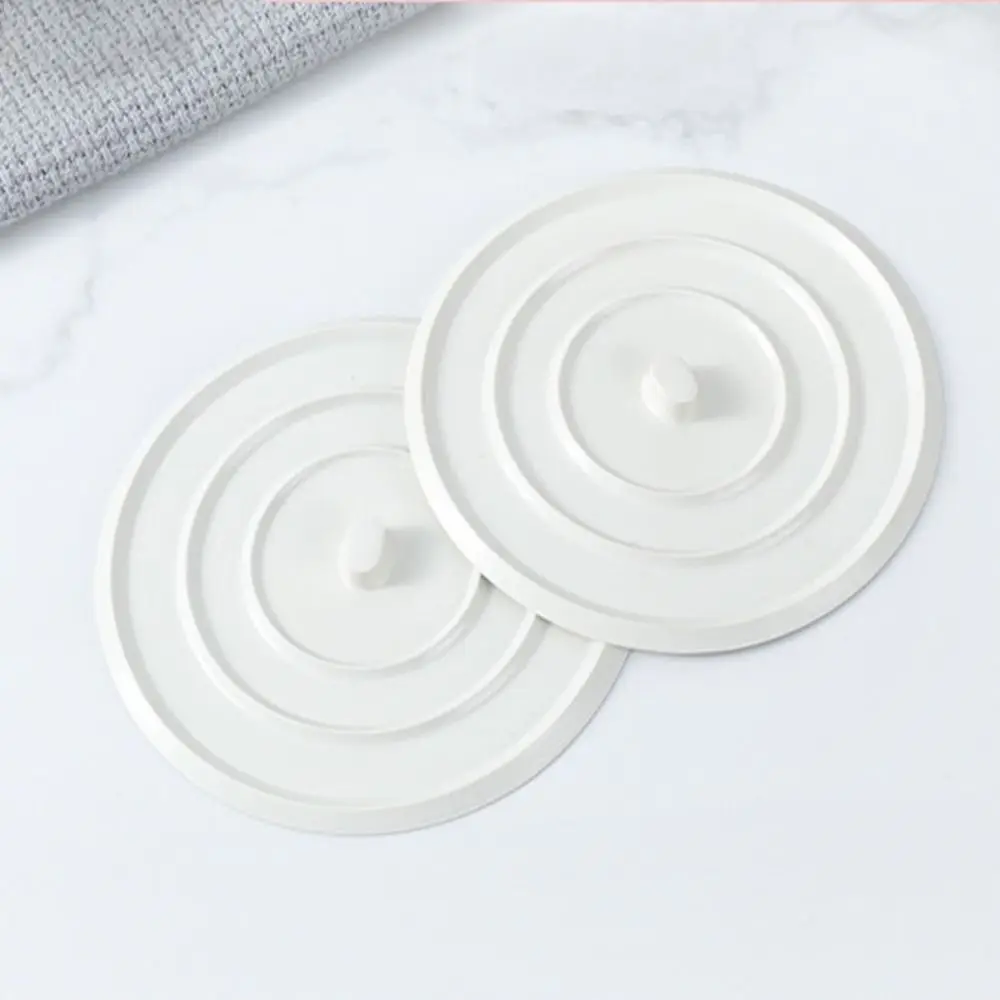 1Pcs Silicone Soft Sink Hair Stopper Sealed Leakage-proof Tub Stopper Tub Flat Plug Bathtub Stopper Drain Cover