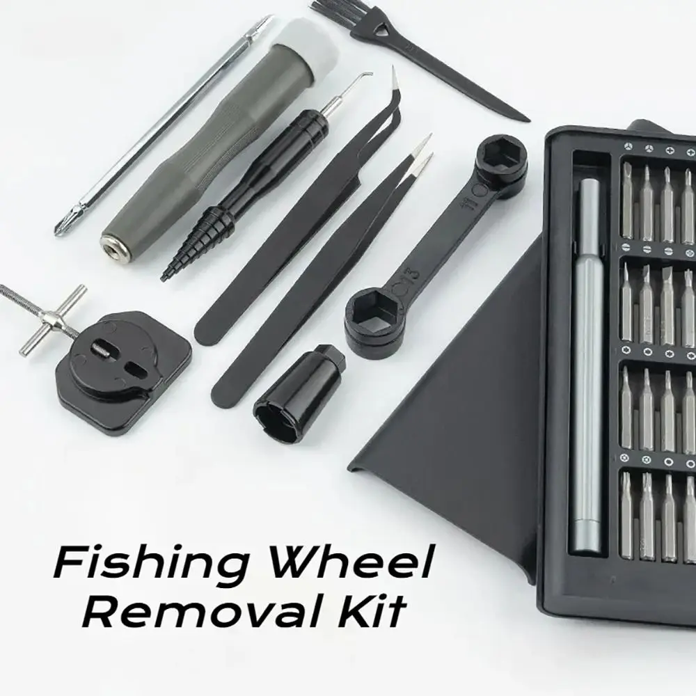 

1 комплект, гаечный ключ, отвертка, комплект для снятия рыболовного колеса, комплект для обслуживания колес из сплава, комплект для обслуживания катушки с каплей воды, сделай сам