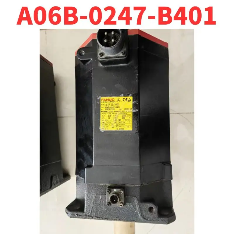 Dismantled in good condition A06B-0247-B401 AC Servo Motor, tested ok