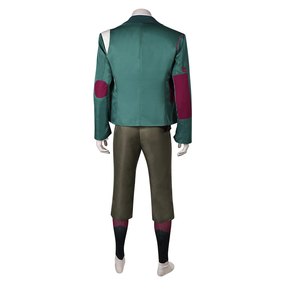 Ekko Arcane تأثيري الخيال زي تمويه للرجال موحدة حقائب كتف لعب الأدوار سترة السراويل هالوين كرنفال البدلة