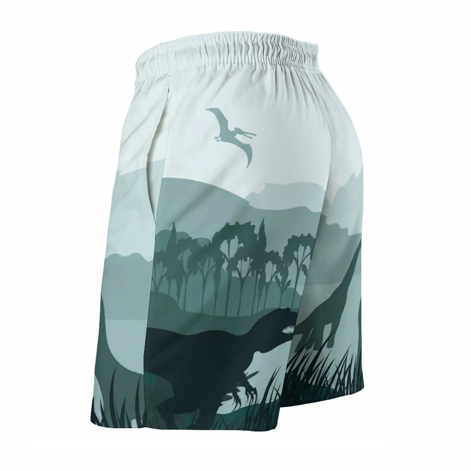 Dames/Heren Zomer Mode Casual Losse Olieverfschilderij Print Kleine Frisse Cartoon Stijl Eenvoudige Onregelmatige Ademende Strandbroek