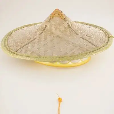 

Бамбуковая шляпа ниндзя, удобная дышащая регулируемая легкая, один размер, подходит для большинства косплея, вечеринок, японская самурайская шляпа