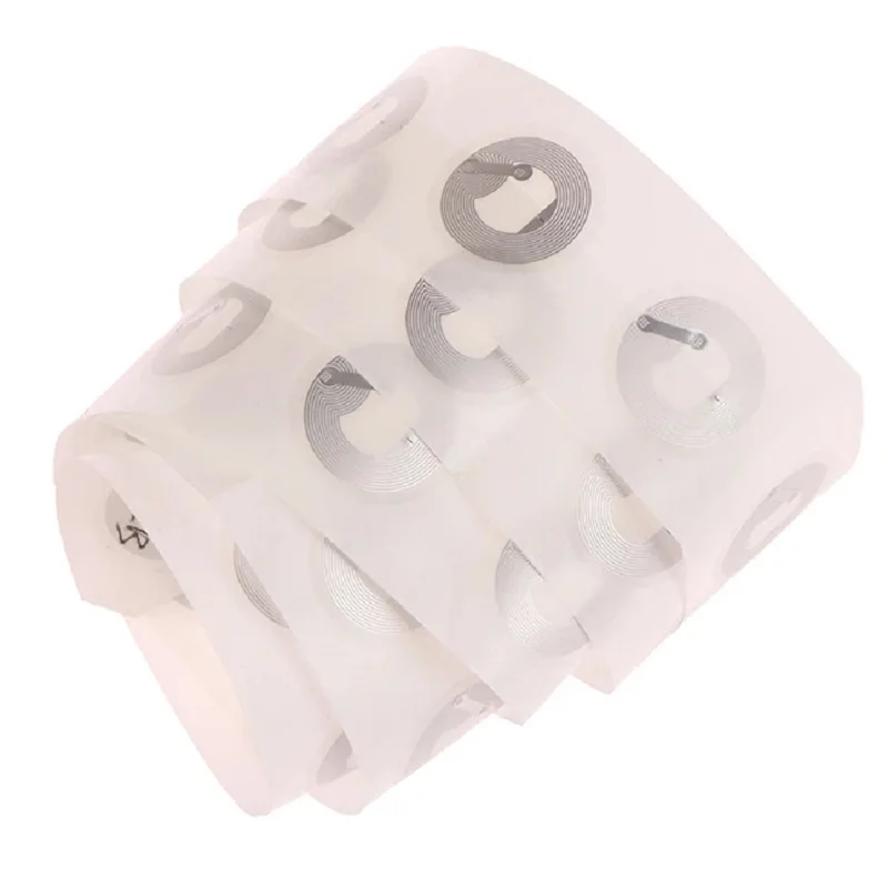 50/100Pc NFC Wet Tags NTAG 213 Stickers Protocol Universal Label RFID Tags Changeable Re-Writtable Round Copy Transparent Label