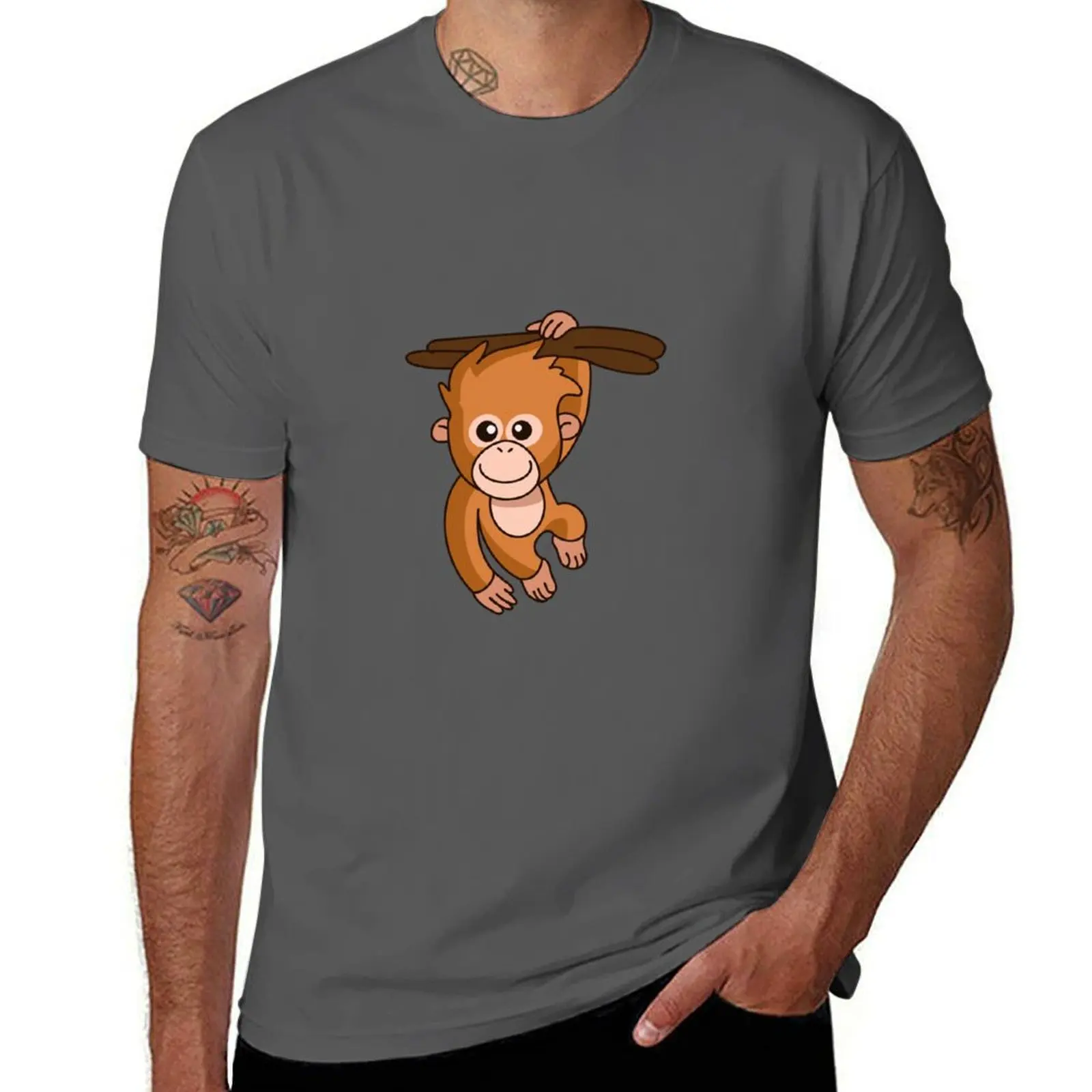 Orangutan T-Shirt Holiday Simple Tee Shirt