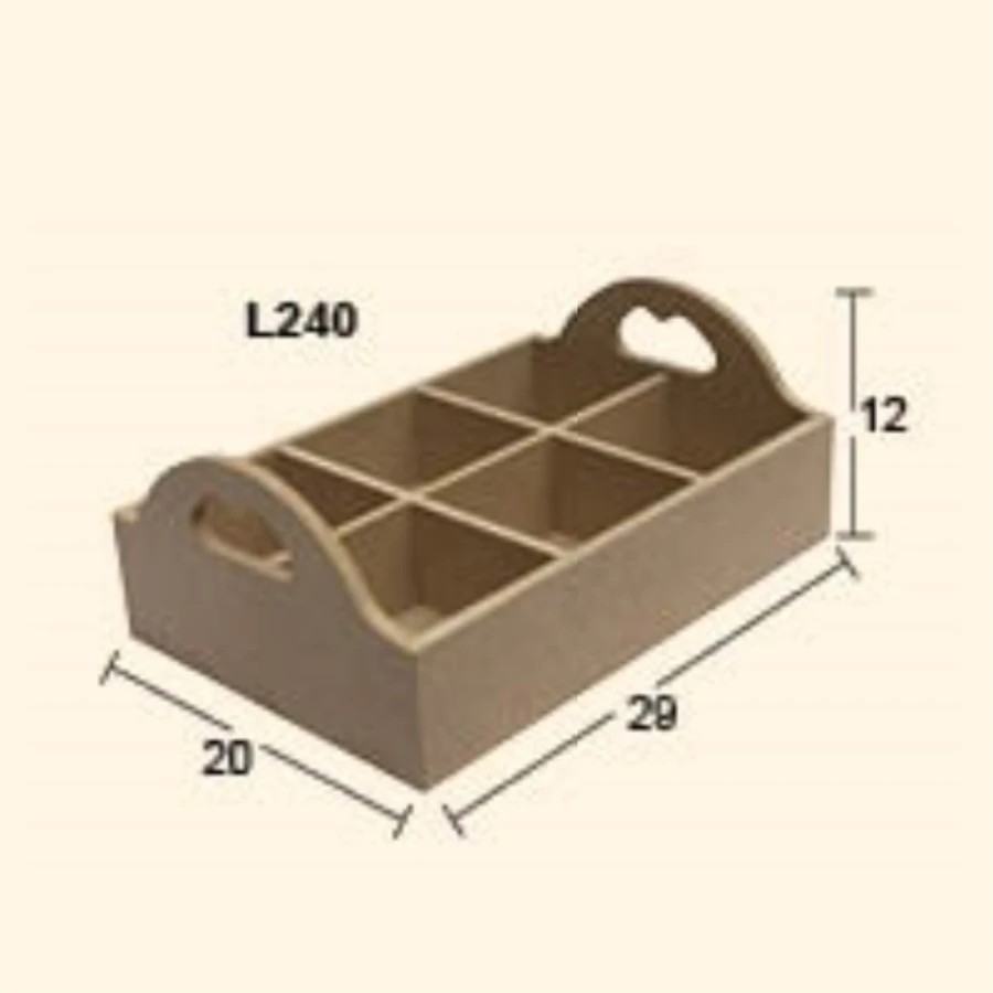 L240 Division Sauce, Unpainted Raw Wood Mdf Sauce