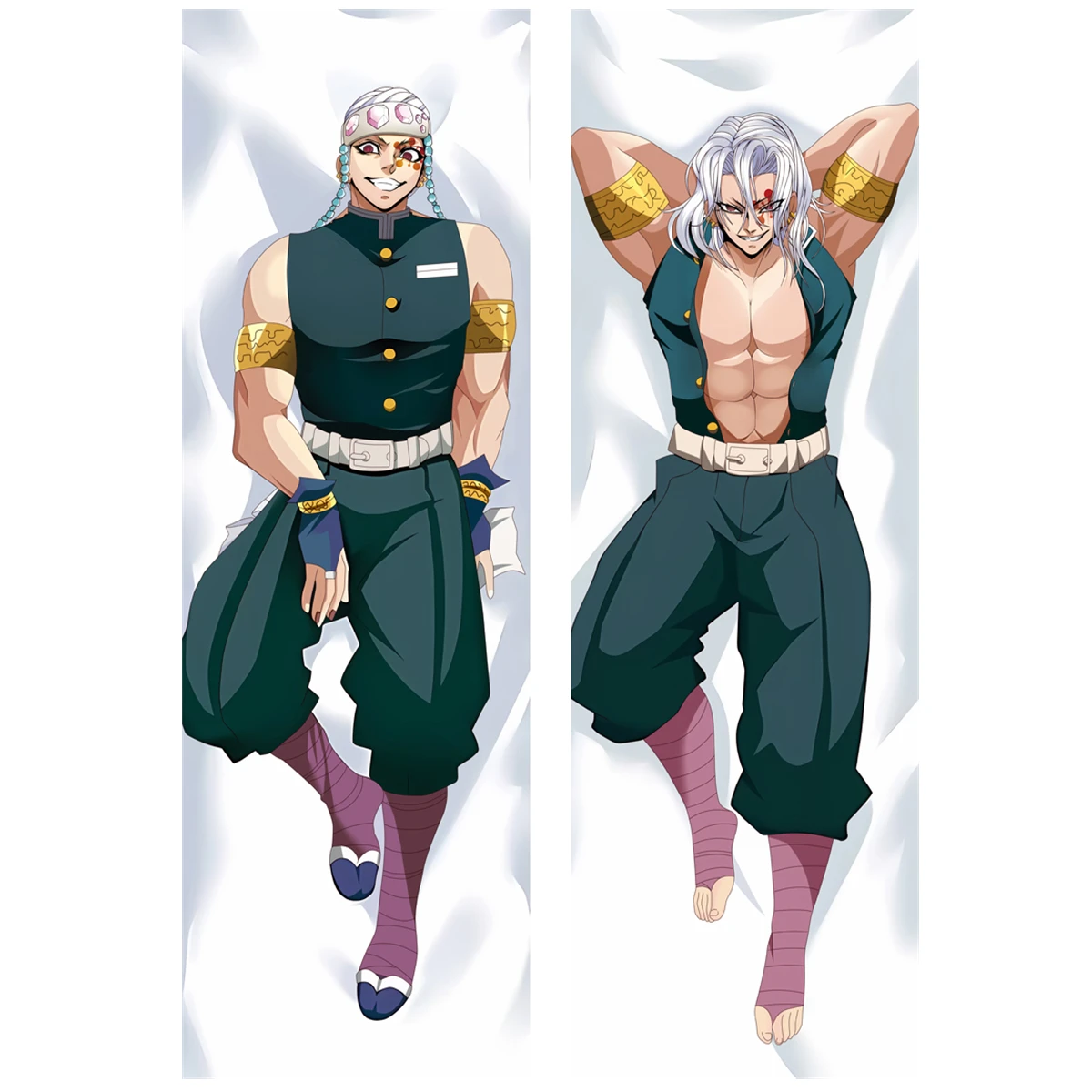 

Boyoxon Uzui Tengen аниме фигурка наволочка обнимающая подушка наволочка с двусторонним принтом персиковая кожа/2WAY плюш