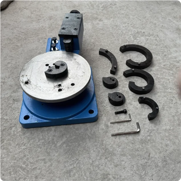 Manual Spiral Metal Bending Machine for Steel & Iron, 3-Roll Universal Bender