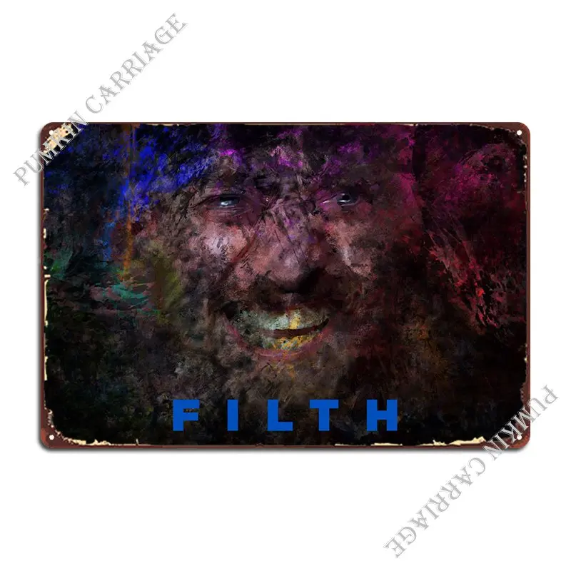 

Filth Metal Plaque Poster Retro Print Wall Mural Living Room Vintage Tin Sign Poster