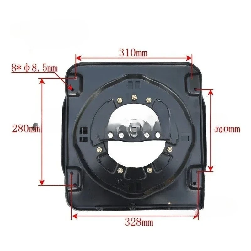 Car Heavy-duty Seat Base 360-Degree Rotating Turntable Van RV Light Truck Commercial Vehicle Seat Modified Seat Turntable
