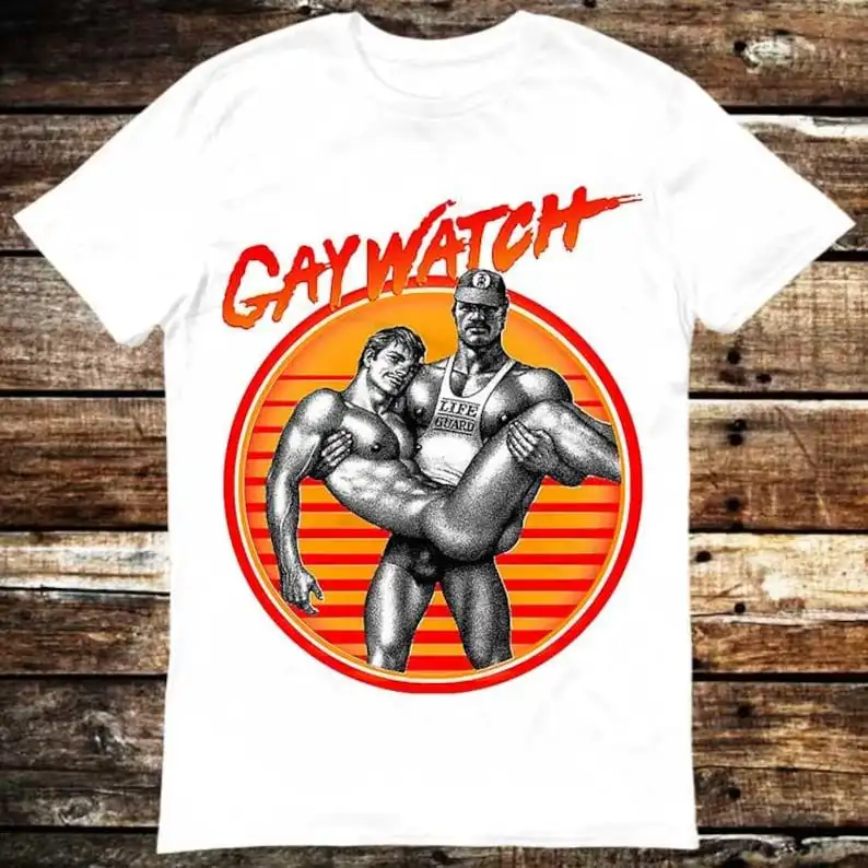 

Рубашка 80-х годов Gay Watch Queer, подарочная футболка с мемами, забавная футболка унисекс, геймер, кино, музыка 6390