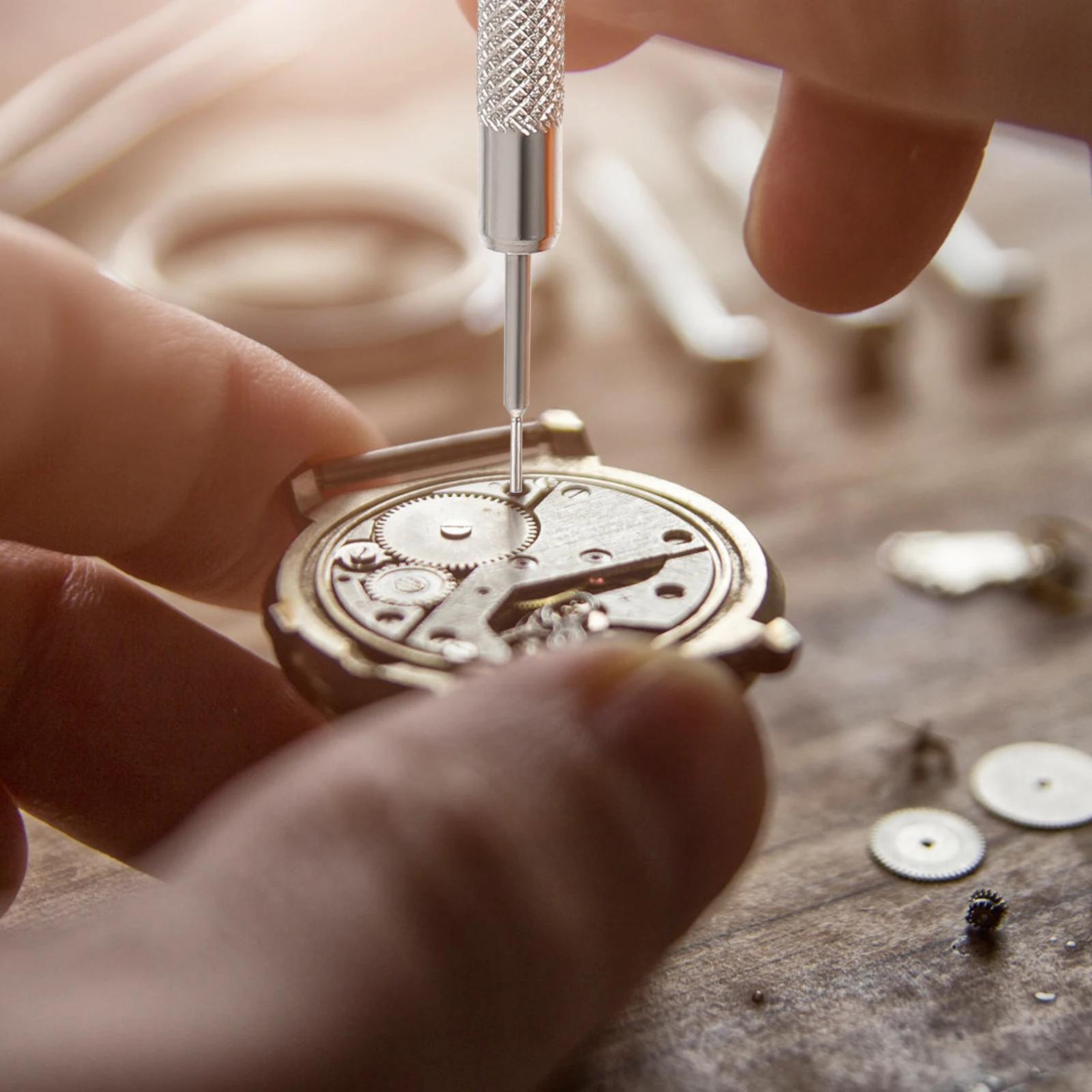 

2pcs Professional Spring Bar Band Remover Pin Pusher Portable Repair Tool For Watch Strap Replacement Jewelry Making