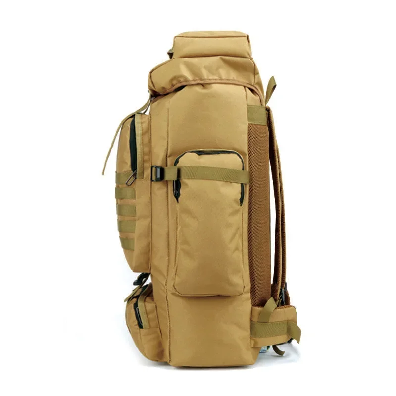 SYZM-mochila táctica de gran capacidad para deportes al aire libre, bolsa de viaje impermeable de camuflaje de 80L, para montañismo