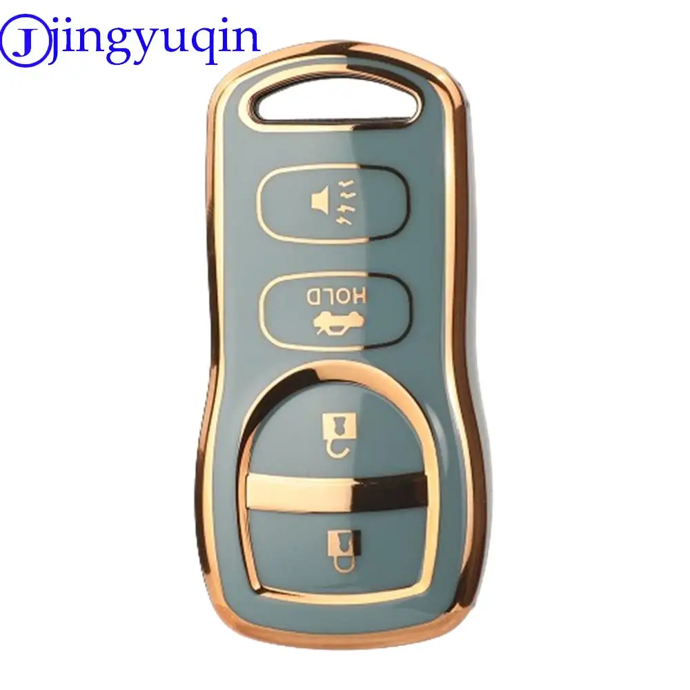 jingyuqin Remote New Arrival TPU Car Key Shell Case Fob For Nissan Armada Xterra Pathfinder Frontier Quest Titan Murano