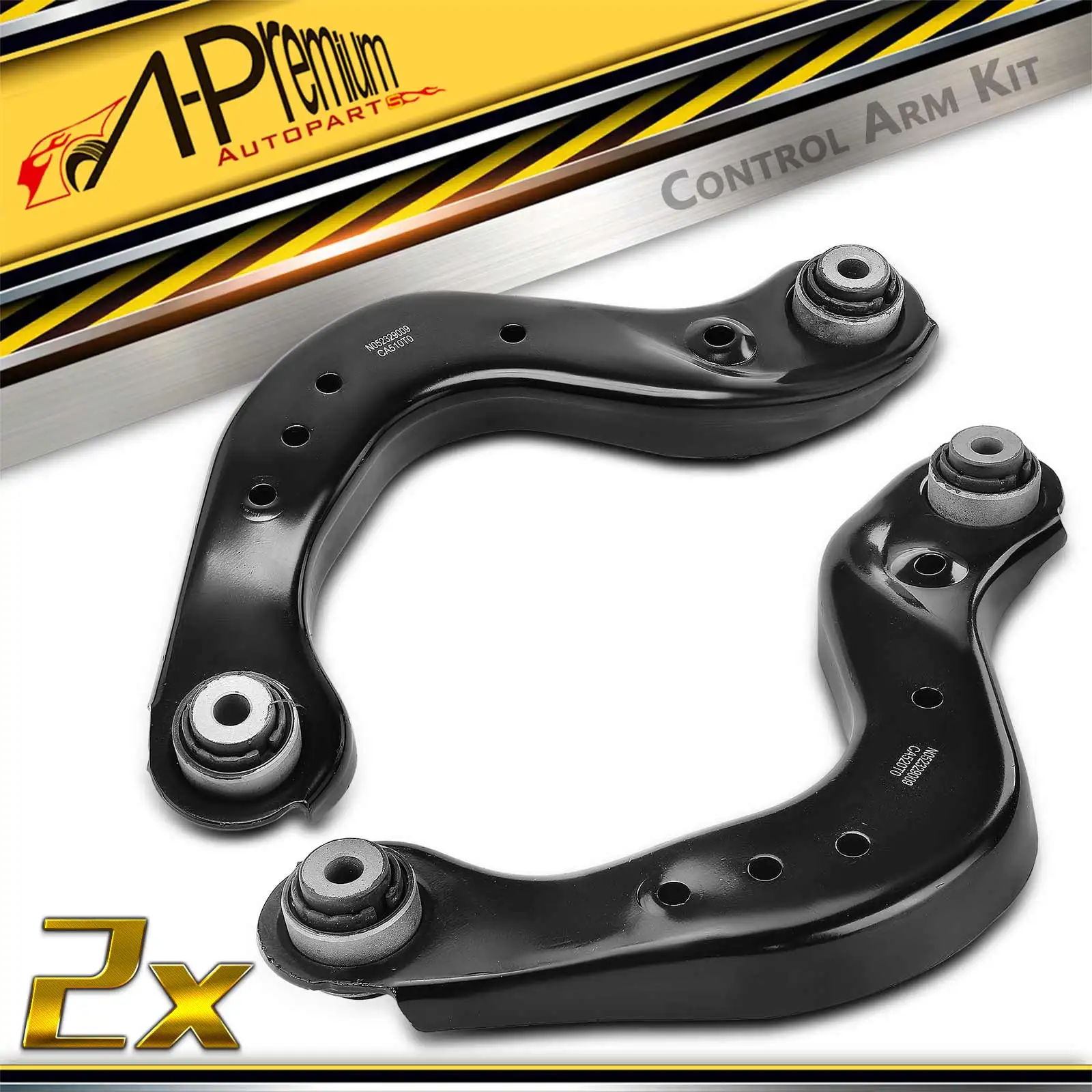 A-Premium 2x Rear Left & Right Upper Side Control Arm for Honda Accord 2018-2022