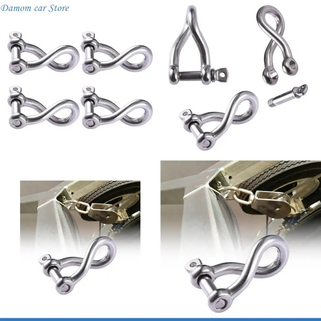 

A2UC складывает хижинг морской пехотинки из нержавеющей стали D-Ring Bowl Shackle Boat Pack из 4
