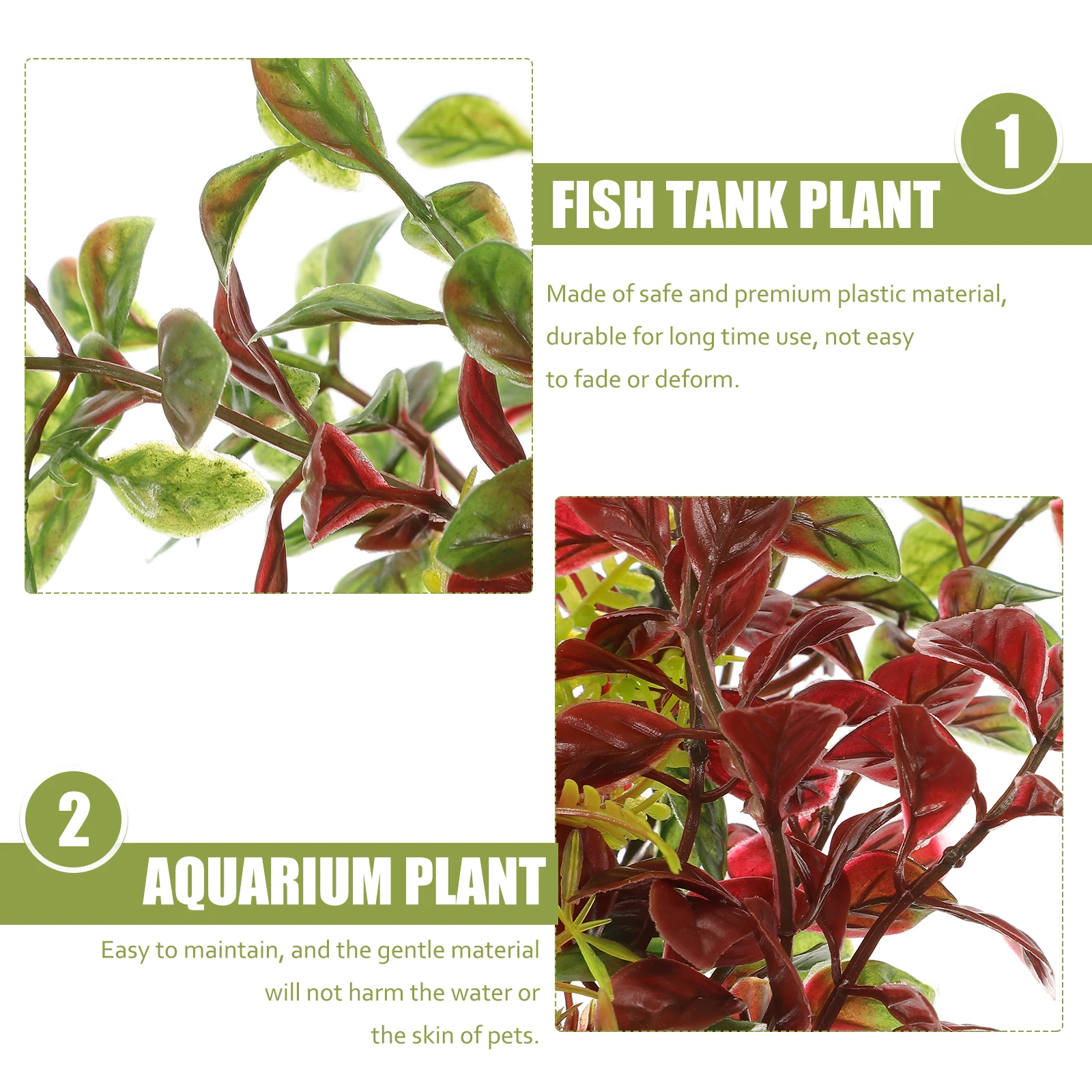 

Aquarium Plant Plastic Decoration Water Grass Artificial Plants For Tank Reptile Cage Betta Fish Plants Fish Tank Supplies