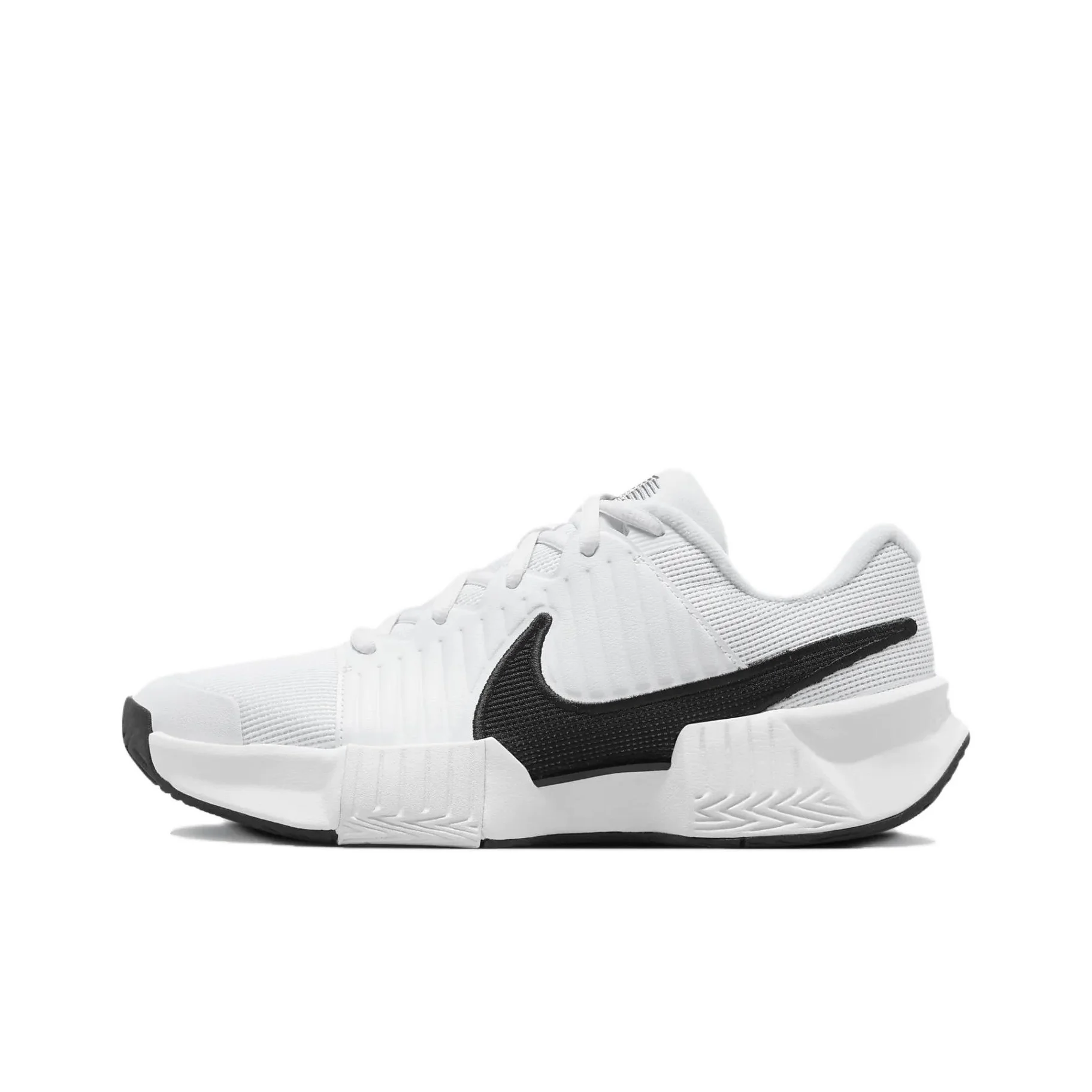 Nike GP Challenge Pro Abrasion Resistant Support Low top Tennis Shoes Women's White Black FB3146-100