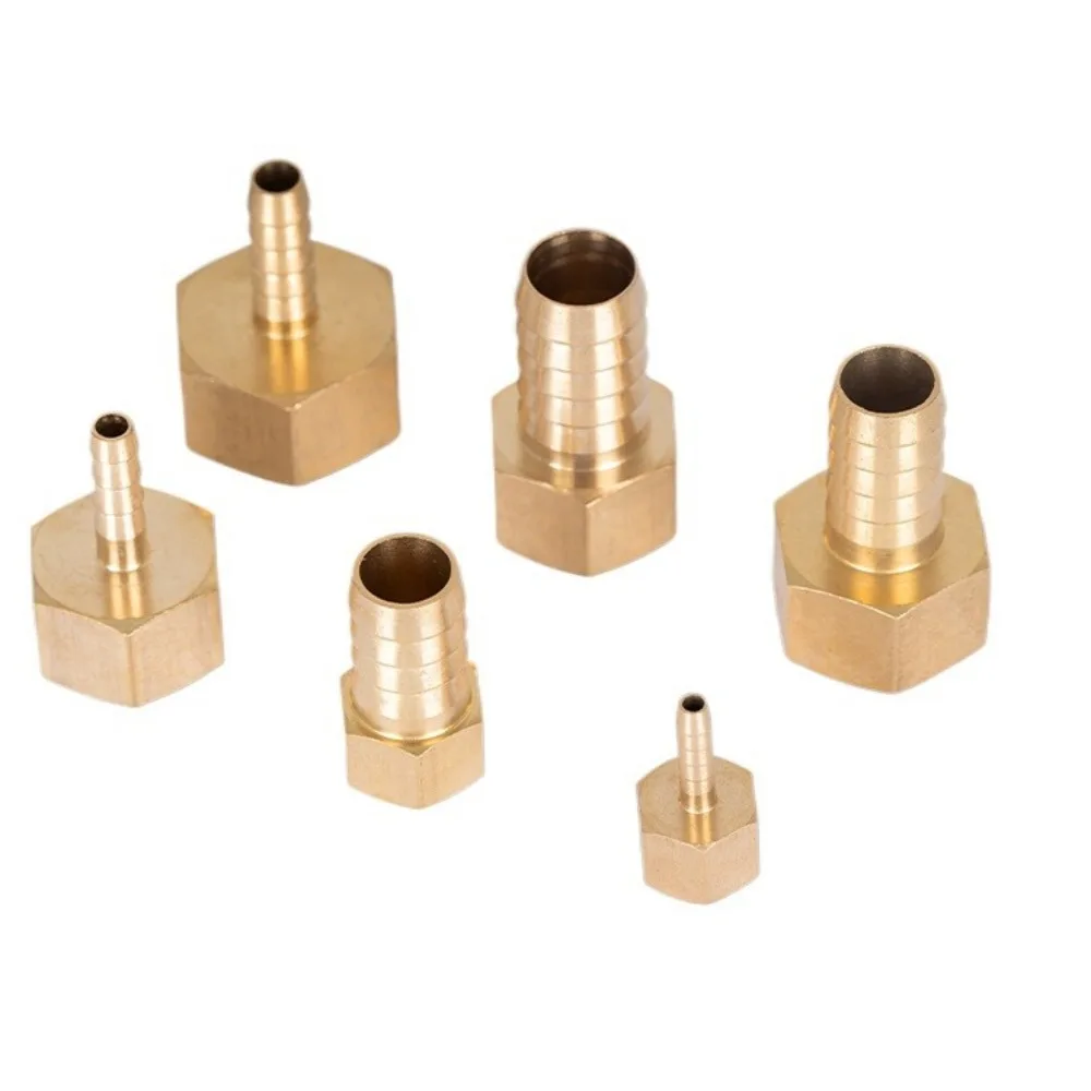 4/6/8/10/12/14/16mm Barb Hosetail X M12x1.25 M14x1.5 Metric Female Air Nipple Brass Pipe Fitting Connector Water Pressure Gauge