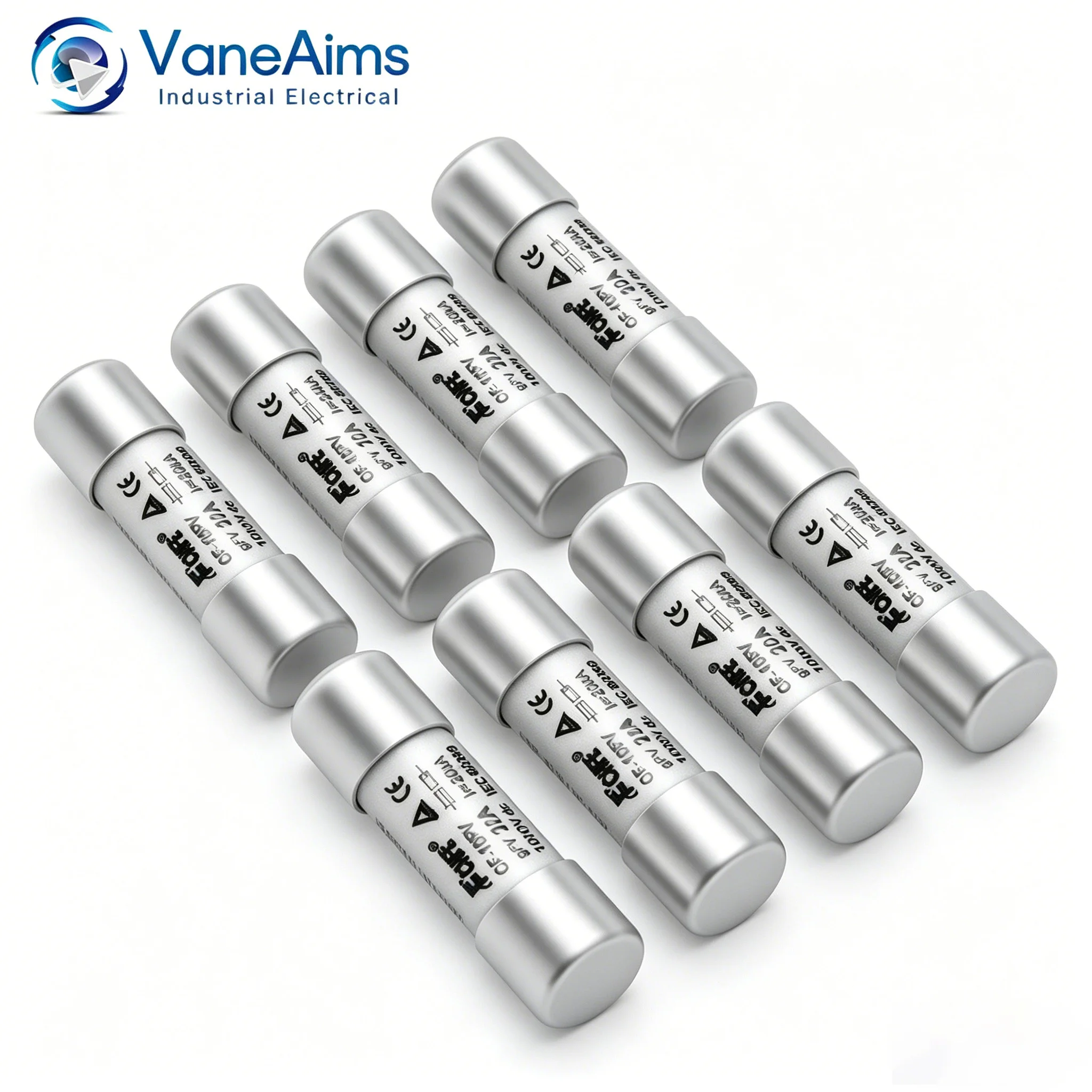 1/5/20/30pcs Solar DC1000V Ceramic PV Fuse 1A 2A 3A 10A 15A 20A 25A 30A High Voltage gPV Fuse for Solar System Protection