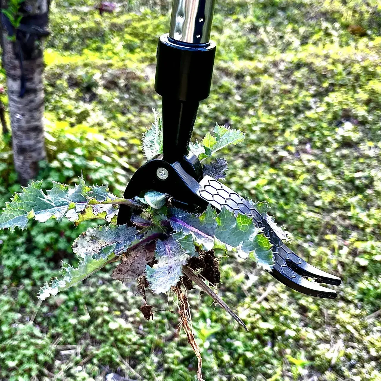 Save Labour Stainless Steel Weeders Hand Vertical Weed Extractor Gardening Tools Detachable Grass Removal Tool Accessory