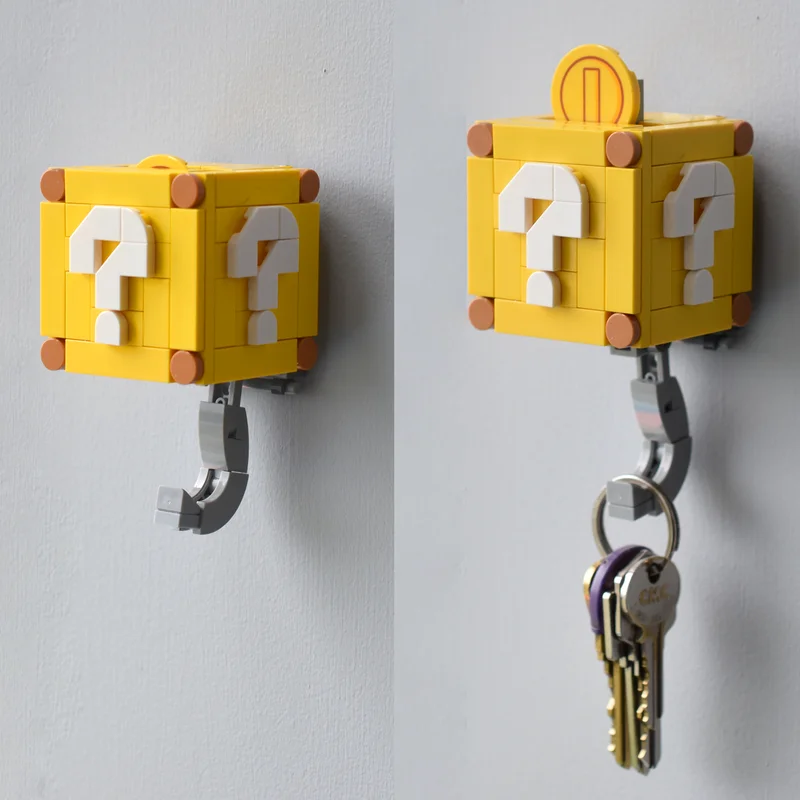 Coin Building Blocks Keychain Set Pendant - DIY Building Block Toys - Unique Gifts Christmas Gifts