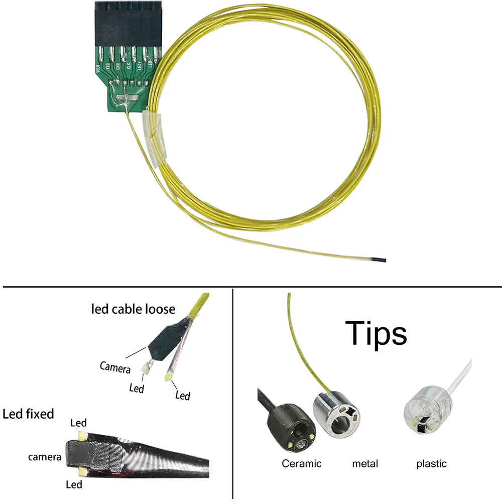 endoscópio flexível Bronscope Cystoscope câmera OVM6946 Montar para