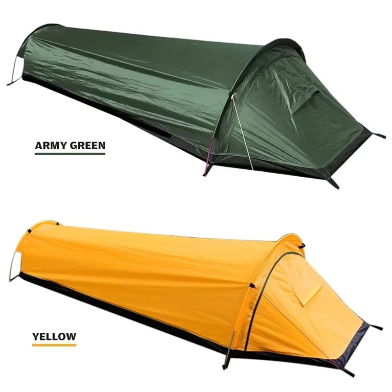 Single-person camping tent Ultra-lightweight compact outdoor sleeping bag Tent Large-capacity