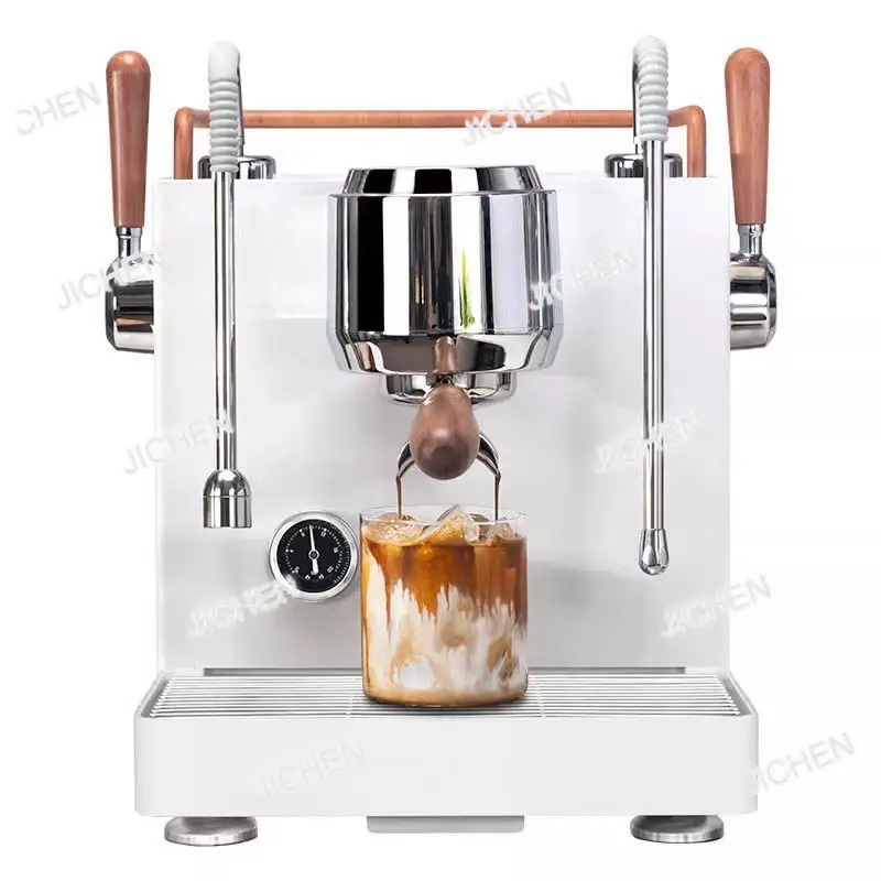 

Профессиональная коммерческая полуавтоматическая эспрессо-машина с одной группой, тремя портами подачи и двумя паровыми насосами