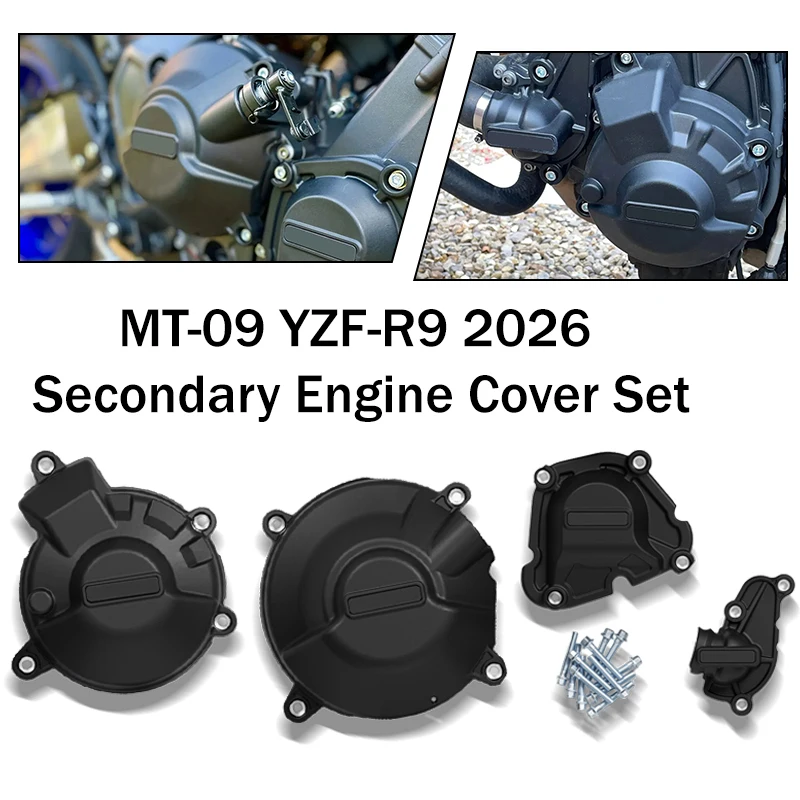 FZ09 Motorcycles Engine Protection Cover For MT-09 2021 2022 2023 2024 2025 2026 FZ-09 XSR900 R9 TRACER 9 GT