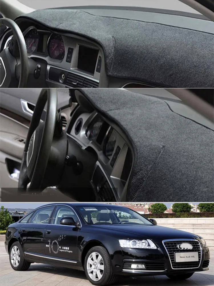 

For 2005-2011 Audi A6 A6L S6 Dashmat Dashboard Cover Instrument Panel Sunscreen Pad Ornaments