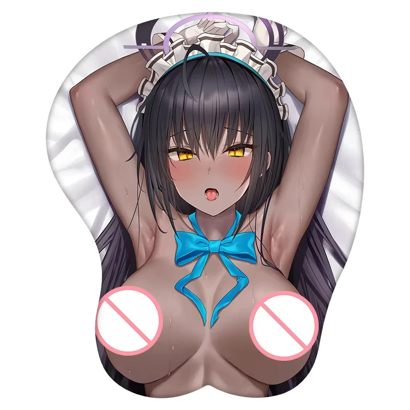 

Karin Kakudate Blue Archive 3D Mouse Pad Anime Mousepad Wrist Rest Silicone Sexy Creative Gaming Mat Gift